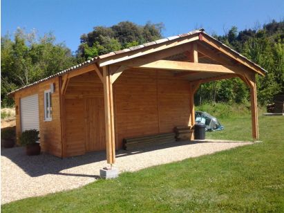  ABRI 2 PENTES 45 m²